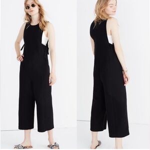 Madewell-Jumpsuit with side ties and wide legs